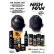 Nish Man Hair Building Keratin Fiber + Fiber Locking Mist Set (brown) 20g+100ml