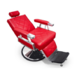 Barber Chair - borbélyszék "Downtown" Red