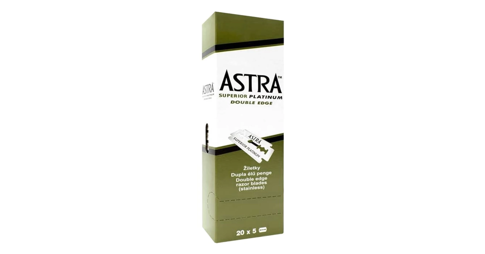 Astra Superior Platinum DE Razor Blades borotva penge 100db (20x5 ...