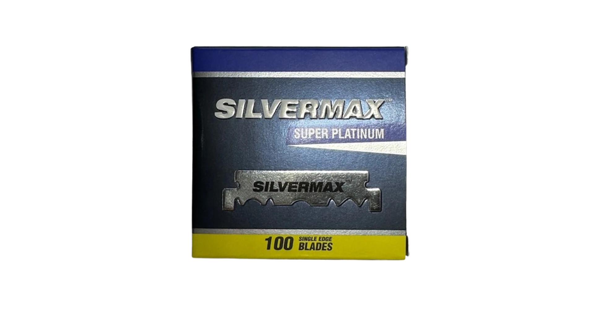 Silver Max Paris Silvermax (SE) Single Edged Razor Blades Super Platinum (100db/csom ...