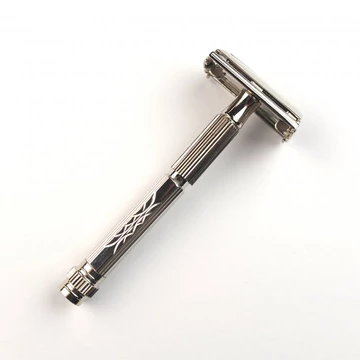 Parker 60R Connaught Shiny Nickel Butterfly Safety Razor