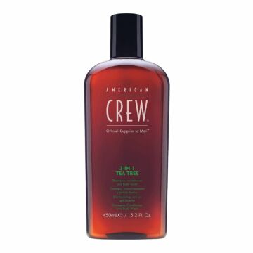 American Crew 3-in-1 Tea Tree Shampoo, Conditioner & Body Wash 250ml