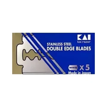 KAI Stainless Steel Double Edge (DE) Blades (5db)