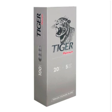 Tiger Platinum DE razor blades 100pcs (20x5pcs)