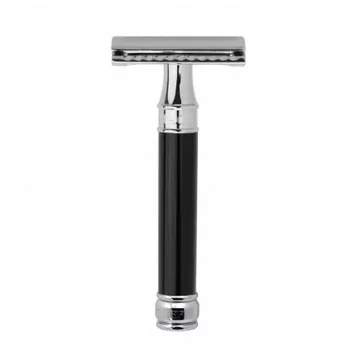 Edwin Jagger Safety Razor (DE) Ebony / Chrome - DE86