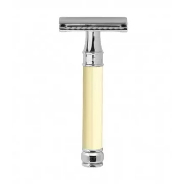 Edwin Jagger Safety Razor (DE) Ivory / Chrome - DE87
