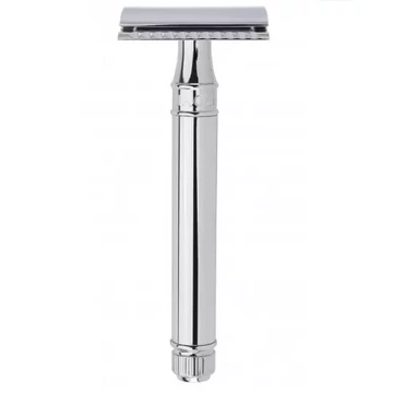 Edwin Jagger Closed Comb Long Safety Razor (DE) Chrome - DEL87