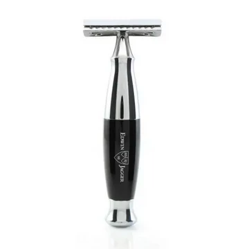 Edwin Jagger R366CRSR Black/Chrome Safety Razor
