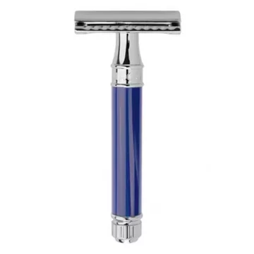 Edwin Jagger Safety Razor (DE) Blue - DE83