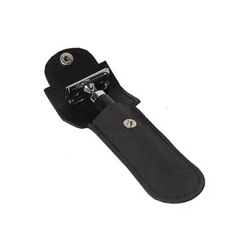 Epsilon Safety Razor Leather Pouch borotva tok
