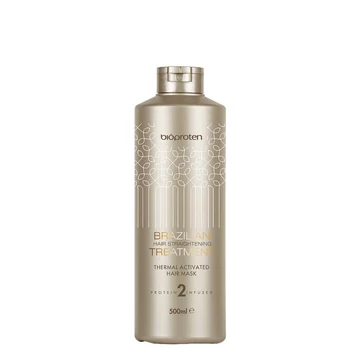 BIOPROTEN BRAZILIAN HAIR STRAIGHTENING TREATMENT (No.2) THERMAL ACTIVATED MASK 500ML