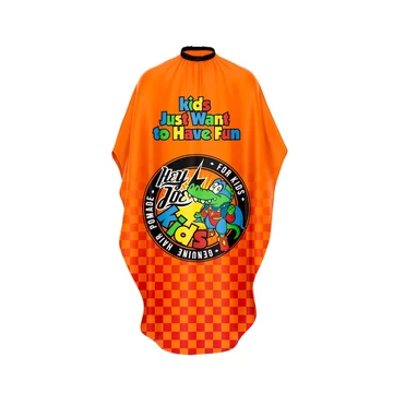 Hey Joe! Barbers Cape - Kids (orange) vágókendő