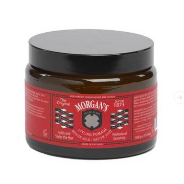 Morgan's Styling Pomade - Medium Shine Medium Hold 500g (Pro Size)