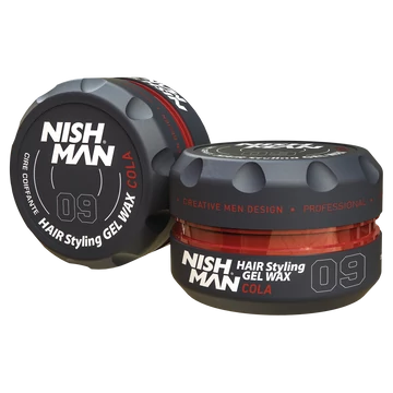Nish Man Hair Styling Gel Wax (09) Cola 150ml