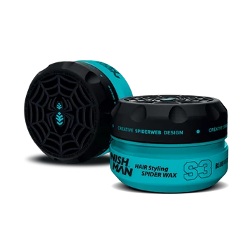 Nish Man Hair Styling Spider Wax S3 Blue Web 150ml