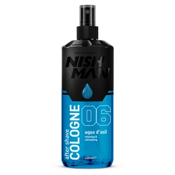 Nish Man After Shave Lotion Cologne 06 Aqua d'Asil  400ml (Pro Size)