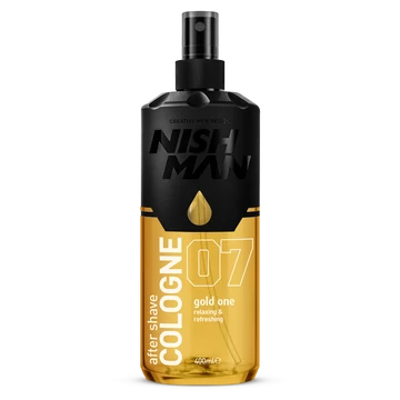 Nish Man After Shave Lotion Cologne 07 Gold One borotválkozás utáni folyadék 400ml