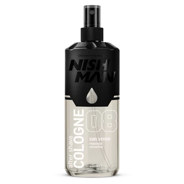 Nish Man After Shave Lotion Cologne 08 Sun Sense 400ml (Pro Size)