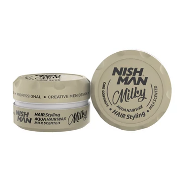 Nish Man Aqua Wax Milky hajformázó 150ml