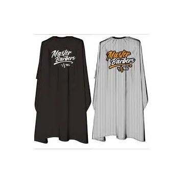 Nish Man Barber Cape "Master Barbers" (Black)