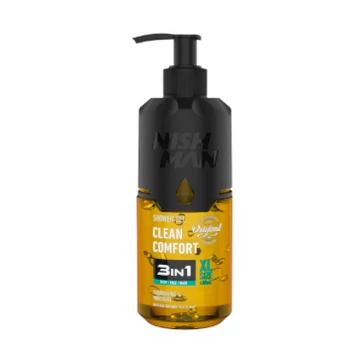 Nish Man Shower Gel 3in1 Clean Comfort tusfűrdő 480ml