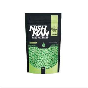 Nish Man Professional Hard Wax Beans Green gyanta 500g