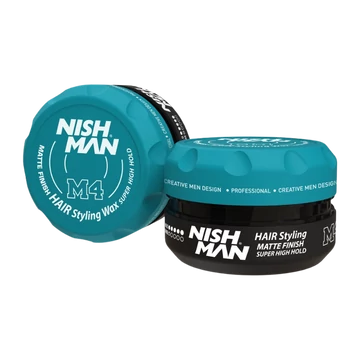 Nish Man hajformázó (M4) Matte Super Hold Wax (Travel Size) 30ml