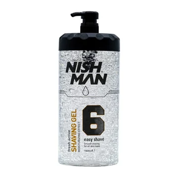 Nish Man Fresh Active Shaving Gel (Clear 06) borotvagél 1500ml (XXL)