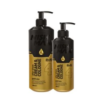 Nish Man After Shave Balm Cream&Cologne 2in1 (04) Gold One 400ml (Pro Size)