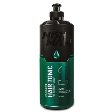 Nish Man Revitalizing Hair Tonic 400ml (Pro Size)
