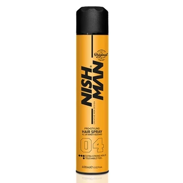 Nish Man Pro Styling Hair Spray (04) Extra Strong Hold 400ml