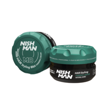 Nish Man Hair Styling Forming Cream Natural Shine Wax (M8) 100ml (új)