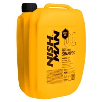 Nish Man Pro-Hair Shampoo Keratin Complex sampon 5000ml (szalon kiszerelés)