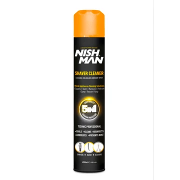 Nish Man Shaver Cleaner gép tisztító 5 az 1-ben spray 400ml