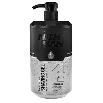 Nish Man Fresh Active Shaving Gel (Clear) 1000ml (Pro Size)