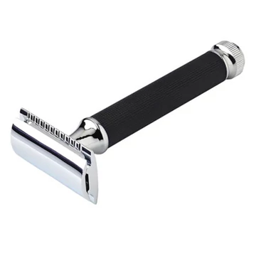 Pearl T121 Safety Razor Double Edge Closed Comb Black