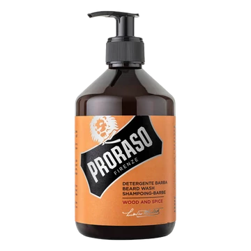 Proraso Beard Wash Wood & Spice 500ml (Pro Size)