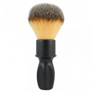 RazoRock 400 Matte Black Plissoft synthetic shaving brush - 24mm knot