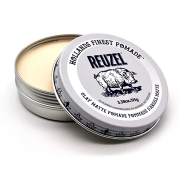 Reuzel Clay Matte Pomade - High Shine, Strong Hold hajformázó 95g