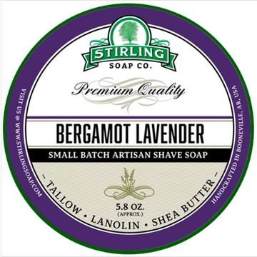 Stirling Shaving Soap Bergamot Lavender 170ml