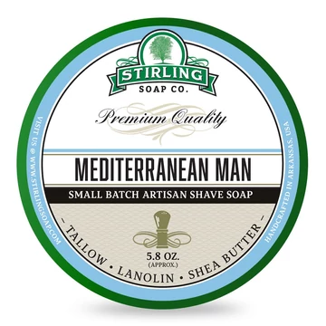 Stirling Shaving Soap Mediterranean Man borotválkozó szappan 170ml