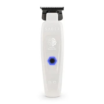 StyleCraft Saber Professional Metal Trimmer (white) - Digital Brushless Motor kontúrvágó gép 7500rpm