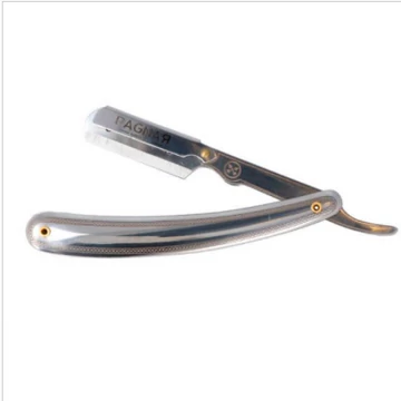 Ragnar J2 Steel Silver Shavette Barber Razor