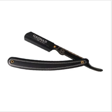 Ragnar J2 Steel Black Shavette Barber Razor