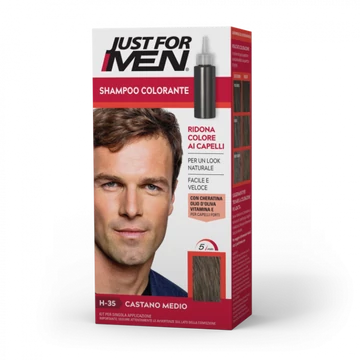 Just for Men Coloring Shampoo Medium Brown H-35 színező sampon