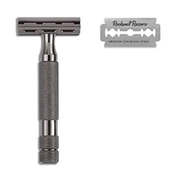 Rockwell 2C DE Safety Razor Gunmetal Chrome