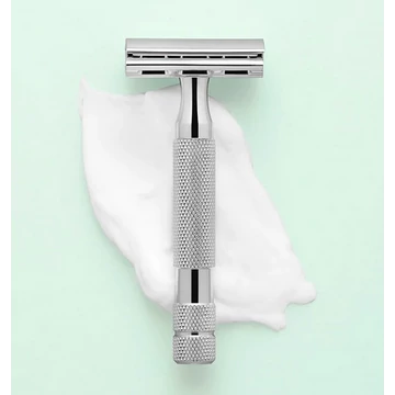 Rockwell 6C DE Safety Razor White Chrome