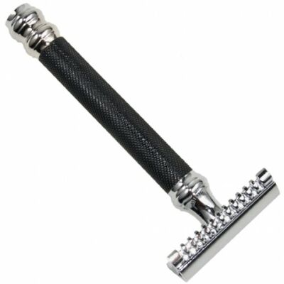 Parker 26C Open Comb Safety Razor with Black Handle