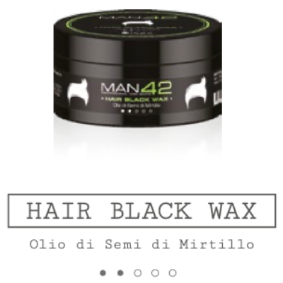 MAN42 Hair Black Wax 100ml