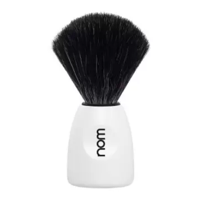 Mühle Nom Shaving Brush Lasse Black Fibre (White) 21mm